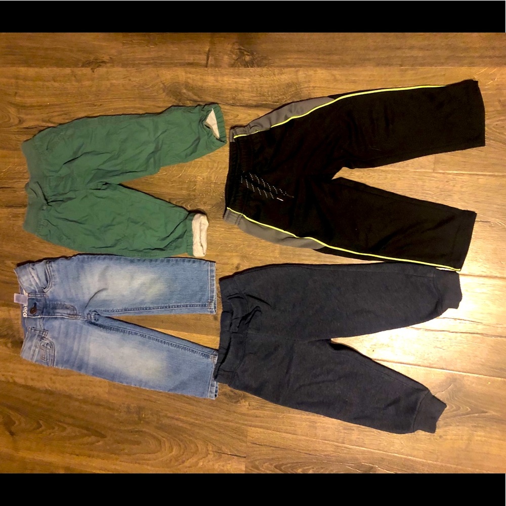 Lot of 4 2t toddler boy pants